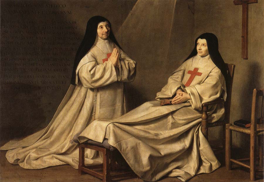 Mother Catherine Agnes and Sister Catherine Sainte-Suzanne